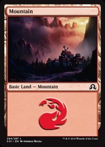 Mountain (294) - Foil x1 - Shadows Over Innistrad - NM-Mint, English - Shadows O