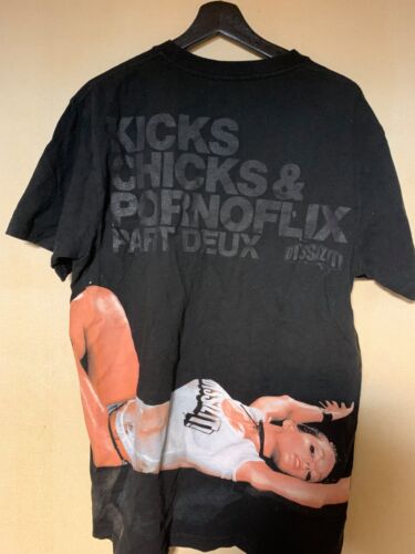 DISSIZIT! T-shirt Kate Moss Size L Made in the USA Kicks Chicks Pornoflix - Picture 1 of 3