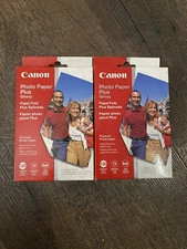 Canon 4x6 Inkjet Photo Paper Plus Glossy 2 Boxes 120 Sheets/Box