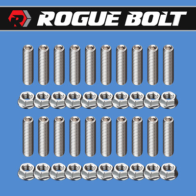 MOPAR BIG BLOCK OIL PAN STUD KIT BOLTS STAINLESS BBM 383 413 426W 440 R RB HEMI