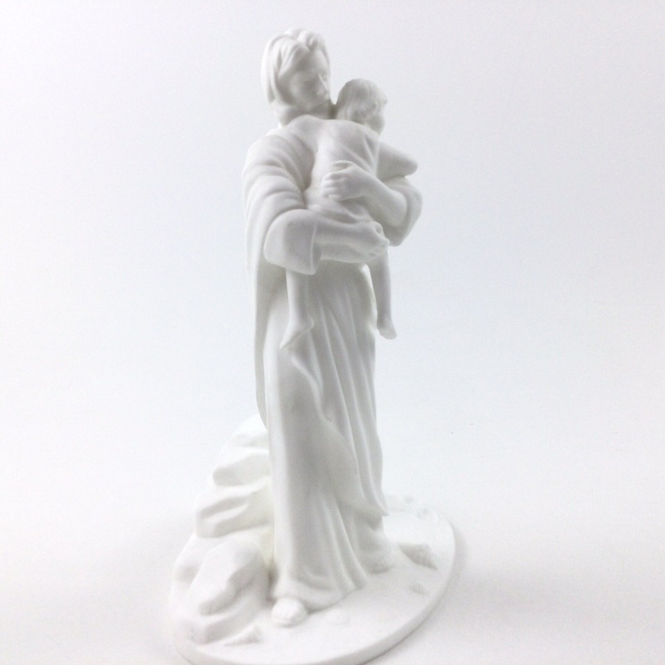 Lenox Footprints in the Sand Christ Jesus Child Bone China Figurine