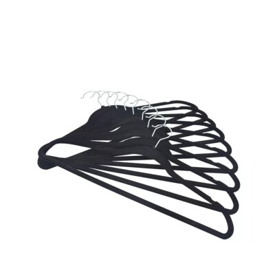 NEW! AmazonBasics Velvet Suit Hangers - Black (Set Of 30)