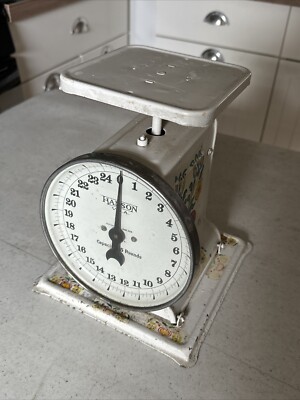 Vintage Hanson U.S.A. 25 Pound Scale In Amazing Working Condition!  Check Pics!