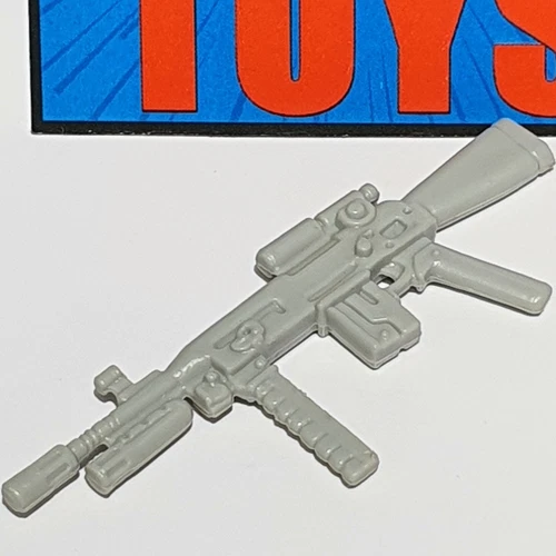 Vtg GI Joe Cobra Vipers RIFLE gun original 1986 Viper gray accessory weapon part