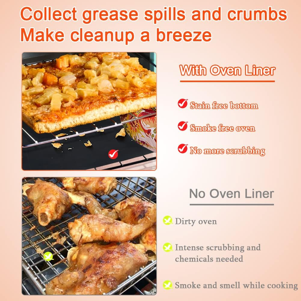 Non-Stick Air Fryer Oven Liners 11x12 Inches Set of 4 Reusable Toaster Oven Pans Non-Stick Air Fryer Oven Liners 11x12 Inches Set of 4 Reusable Toaster Oven Pans