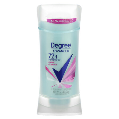 Advanced, 72 Hour MotionSense, Antiperspirant Deodorant, Sheer Powder, 2.6 oz