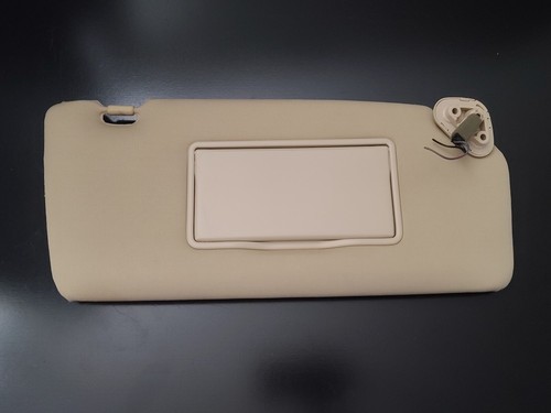 2006-2014 Subaru Tribeca Driver & Passenger Side Sun Visor Pair Set Tan Brown - Picture 6 of 7
