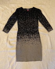 Vince Camuto Women's  Dress Size XS Black And Gold
