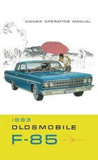 1963 Oldsmobile F-85 Owners Manual