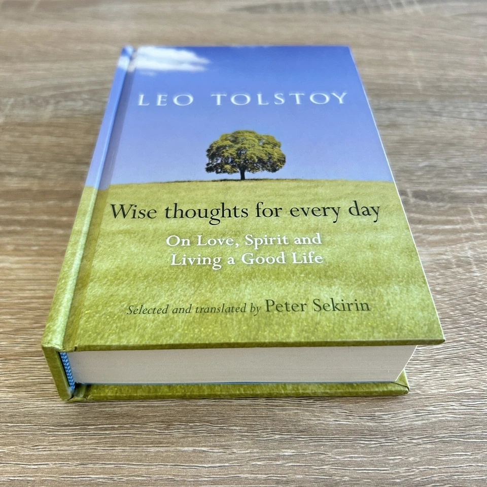 Leo Tolstoy Wise Thoughts for Every day By Peter Sekirin Hardcover Small Book - image 2 of 4