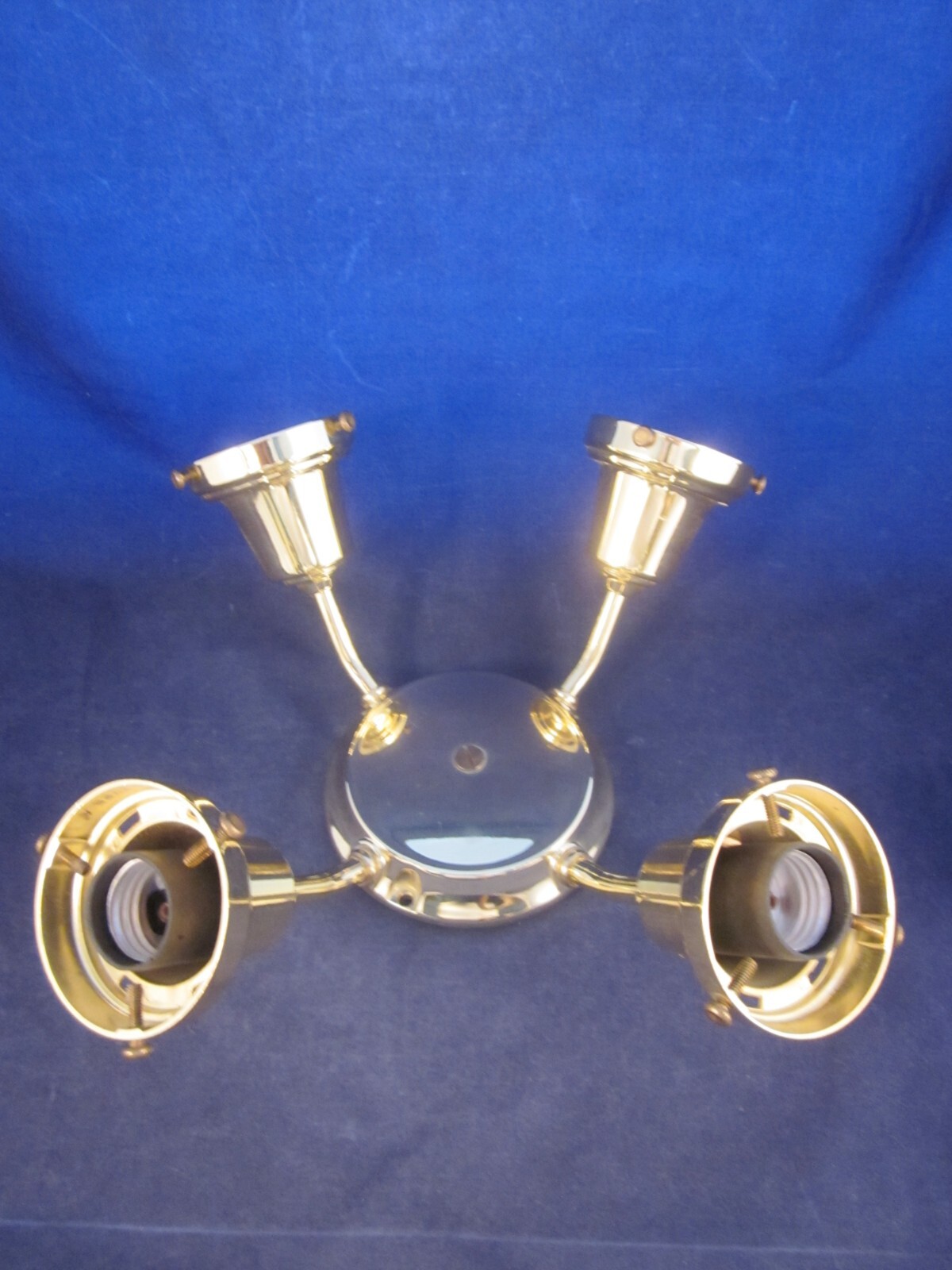 Casablanca Ceiling Fan Shiny Bright Brass Light Kit 191322A VINTAGE