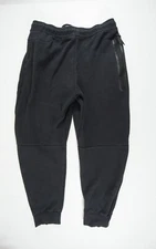Nike Sweatpants Mens Large Black Jogger Tech Fleece Tapered Leg Swoosh Adult