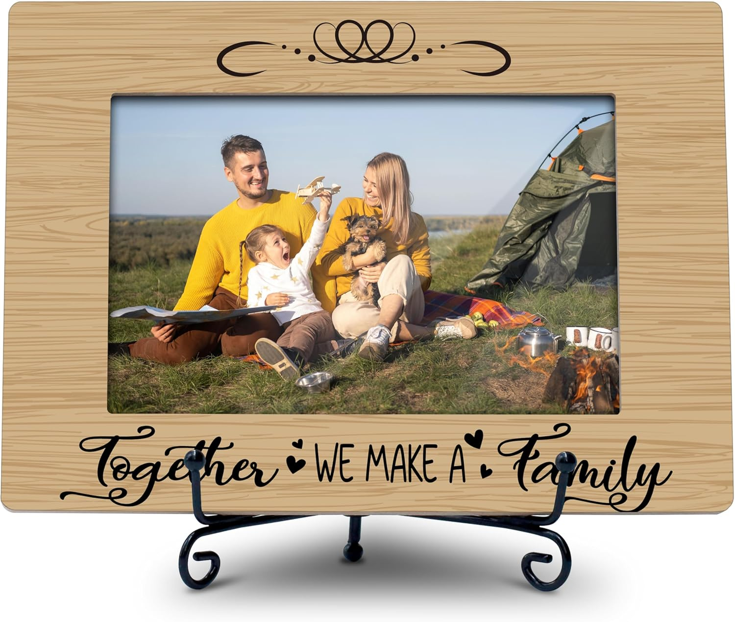 Family Picture Frame, Gifts for Family Members, 4X6 Picture Frame for Desk Table