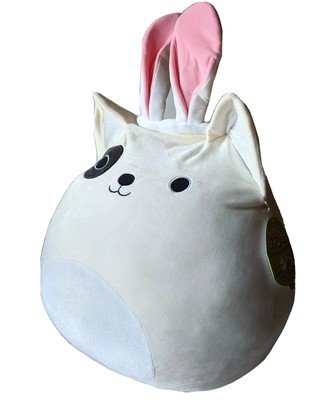 Squishmallow Charlie White Dog Plush Large Kellytoy Stuffed Animal Easter Pup 734689229130 | eBay
