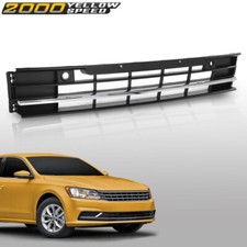 Fit For 2016-2019 Vw Passat Front Bumper Lower Grille Wchrome W Sensor Hole Fit For 2016-2019 Vw Passat Front Bumper Lower Grille Wchrome W Sensor Hole