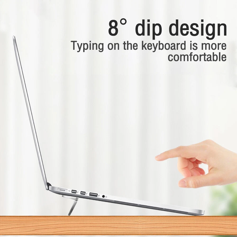Portable Foldable Laptop Stand with Cooling Bracket for Desktop and Notebook