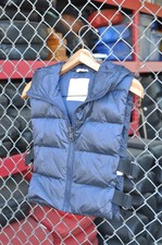 Sosken Studios Joy Black Iridescent Down Vest, Adjustable Sizing, New W/out Tags