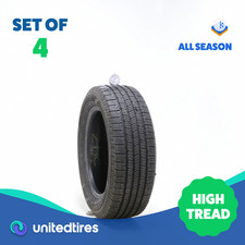 Set Of 4 Used 19560r15 Goodyear Reliant All-season 88v - 8-9.532