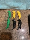 Vintage Marx Crow Shoot Game Birds Replacement Parts Lot Of 6 Plastic