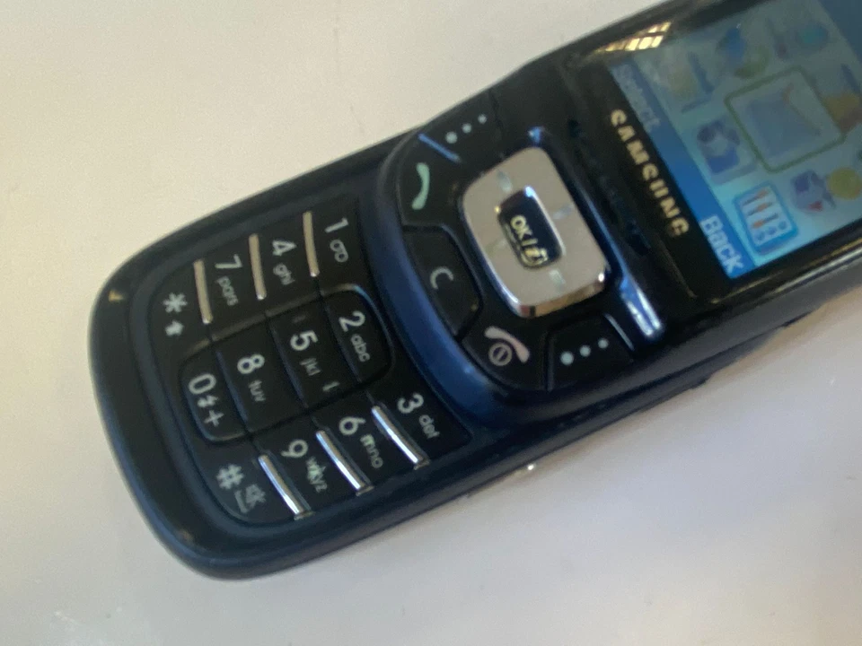 Samsung D500 Mobile Phone UNLOCKED Slider SGH-D500 Fully Working Black - Image 2 of 4