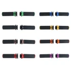 CNC Rubber Motorcycle Handlebar Hand Grips For Harley Low Rider Electra Glide