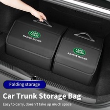 1X PU Leather Foldable Car Boot Storage Box Organisers for Land Rover Range Rove