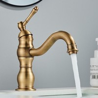 Antik Waschtischarmatur Badarmatur Wasserhahn Waschbecken Einhand Mischbatterie