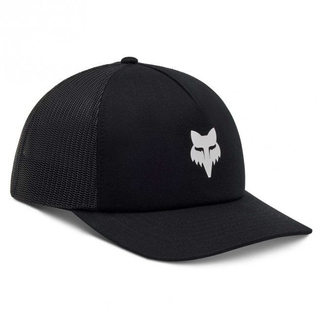 FOX Racing Mens Cap - FOX HEAD Trucker Hat - Black