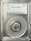 1954 Silver Proof Roosevelt Dime PCGS PR67