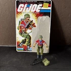 BAZOOKA GI JOE ACTION FIGURE 1:18 3.75 COMPLETE UNCUT CARD VINTAGE