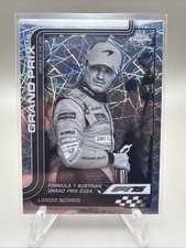 2025 Topps Chrome F1 Lando Norris B&W Lazer Refractor Grand Prix #132