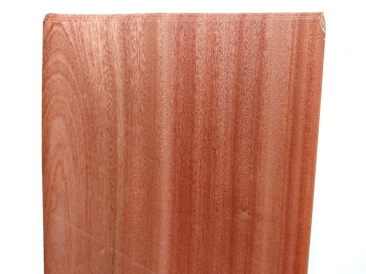 6 Hojas CAOBA Chapa Fuerte 2,5mm Chapa Madera Hoja Muebles Artesanía