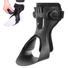 Drop Foot Brace Orthosis Ankle Support W/ Inflatable Airbag Large Right Foot