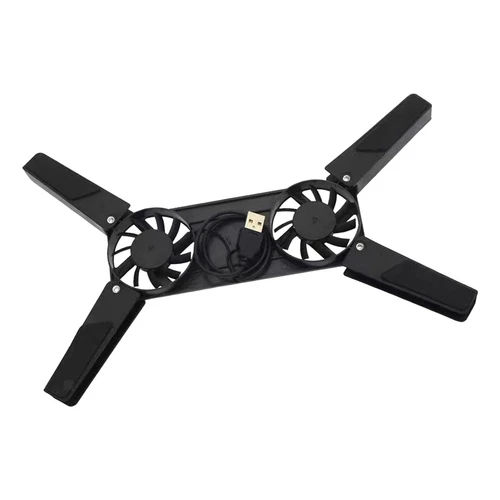 Laptop-Kühlständer 2 leiser Lüfter, USB-betrieben, wiederaufladbar, stark