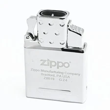 Zippo Inside Unit Gas Lighter Insert Double Flame Blue Butane Chrome 65851