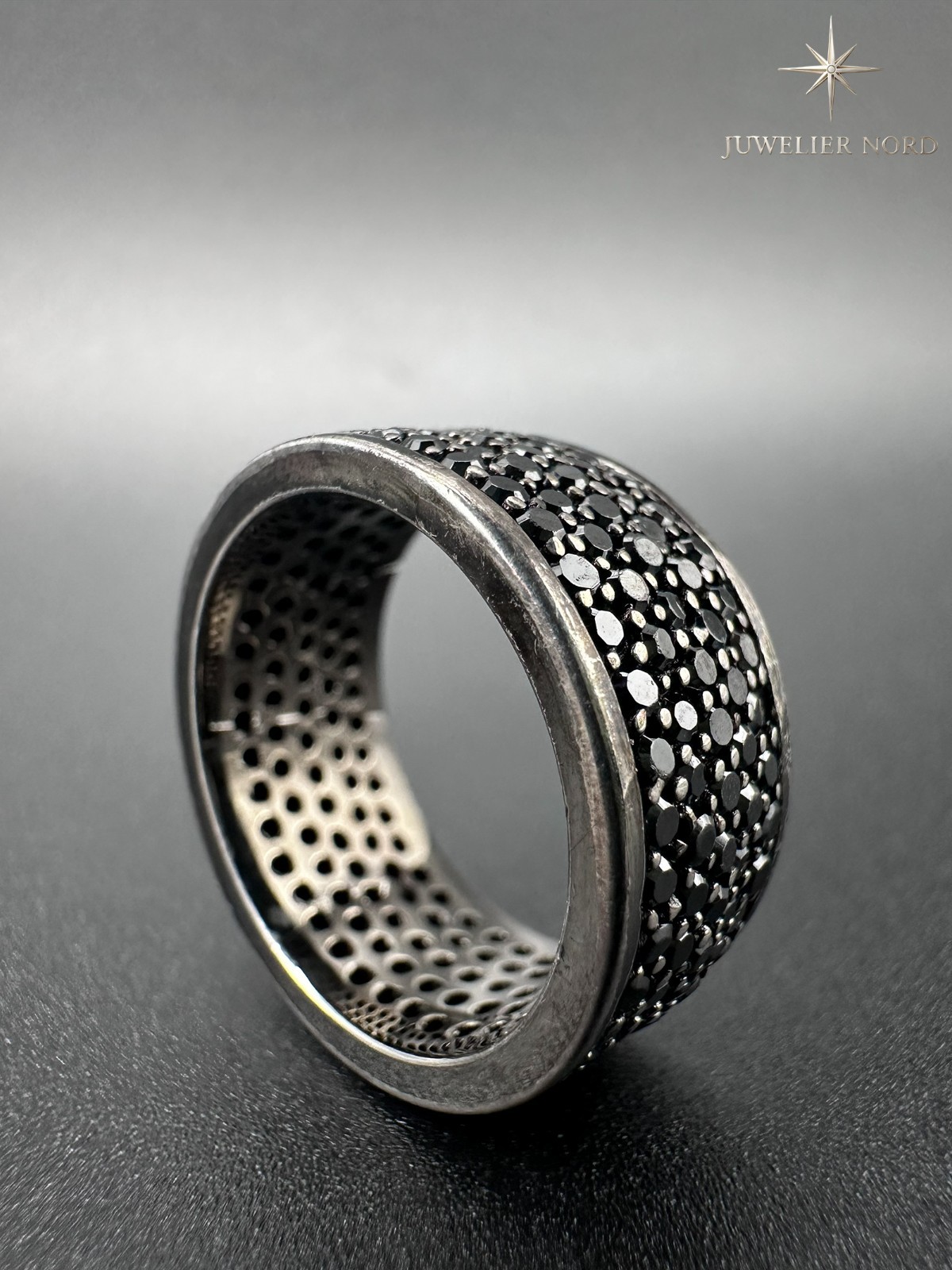 Solid 925 Silver Ring - Size 59 - 10.06g - image 1