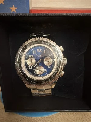 Stauer Chronograph Men's Stainless Steel Wristwatch