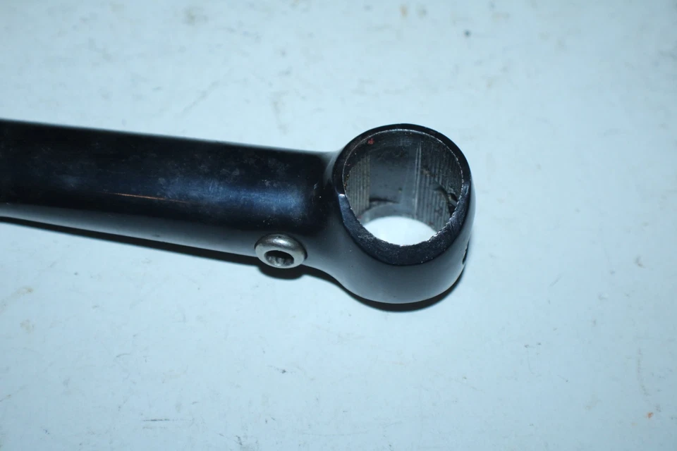 Haste de bicicleta Cenelli preta 22,2 mm pena 125 mm 25,4 mm -17º elevação preta remetente EUA :) - Imagem 2 de 4