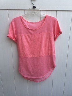 SO Perfect Active Tee Women s Large Athletic Short Sleeve Pink