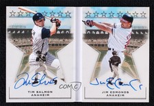 2024 Panini Boys of Summer 4/50 Tim Salmon Jim Edmonds #SSB-SE Auto 06bg