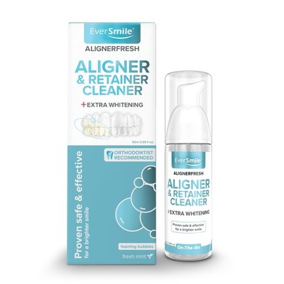 EverSmile AlignerFresh Extra Whitening Foam   Cleaner Compatible w/Invisal