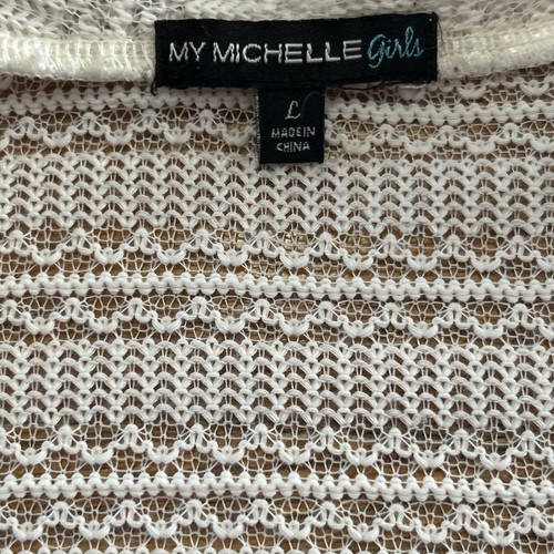 My Michelle Bolero Girls Large White Lace - Picture 3 of 5