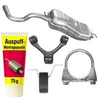 Edex Endtopf Auspuff FüR Seat Leon 1 I FließHeck 1.8 T (11/1999-06/2006)