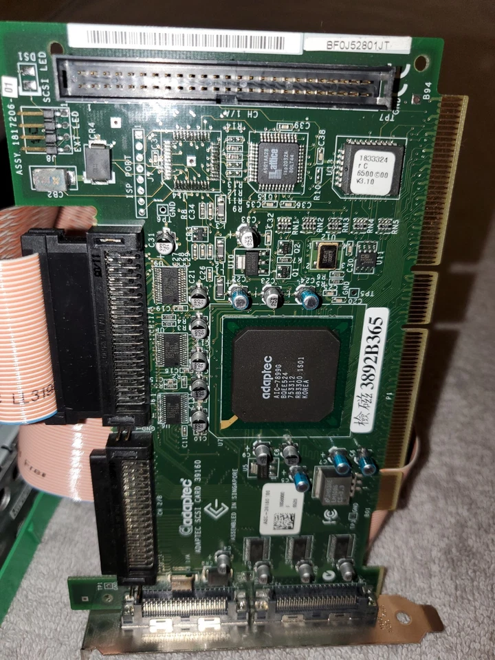 Tandberg slr7 20/40gb scsi tape drive 5.25" norway,68 pin w/ card for PC 4 tapes - Image 3 of 4