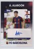 2023-24 Topps Focus FC Barcelona Angel Alarcon #SA-AA Rookie Auto RC