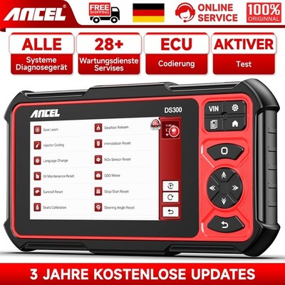 Bidirectional Car OBD2 Diagnostic Scanner ECU Coding Key Programming Code Reader