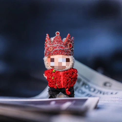 Handmade Doll Clothes Set for Labubu GD Tour Outfit Set with Crown Red Rose Suit - Picture 8 of 8