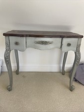 Shabby Chic Console Table With Three Drawers