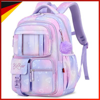 Schultasche Rucksack MäDchen Atmungsaktiv Wasserabweisend Nylon 1-4 Klasse Lila