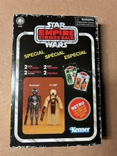 Star Wars Figure Retro Empire Strikes Back Bounty Hunters 2 Pack Zuckuss 4-LOM